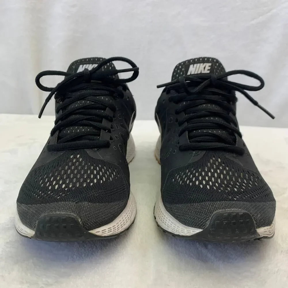 Nike Zoom Pegasus 31 Womens 7.5 Black White Running Shoes Sneakers RUN Shoe